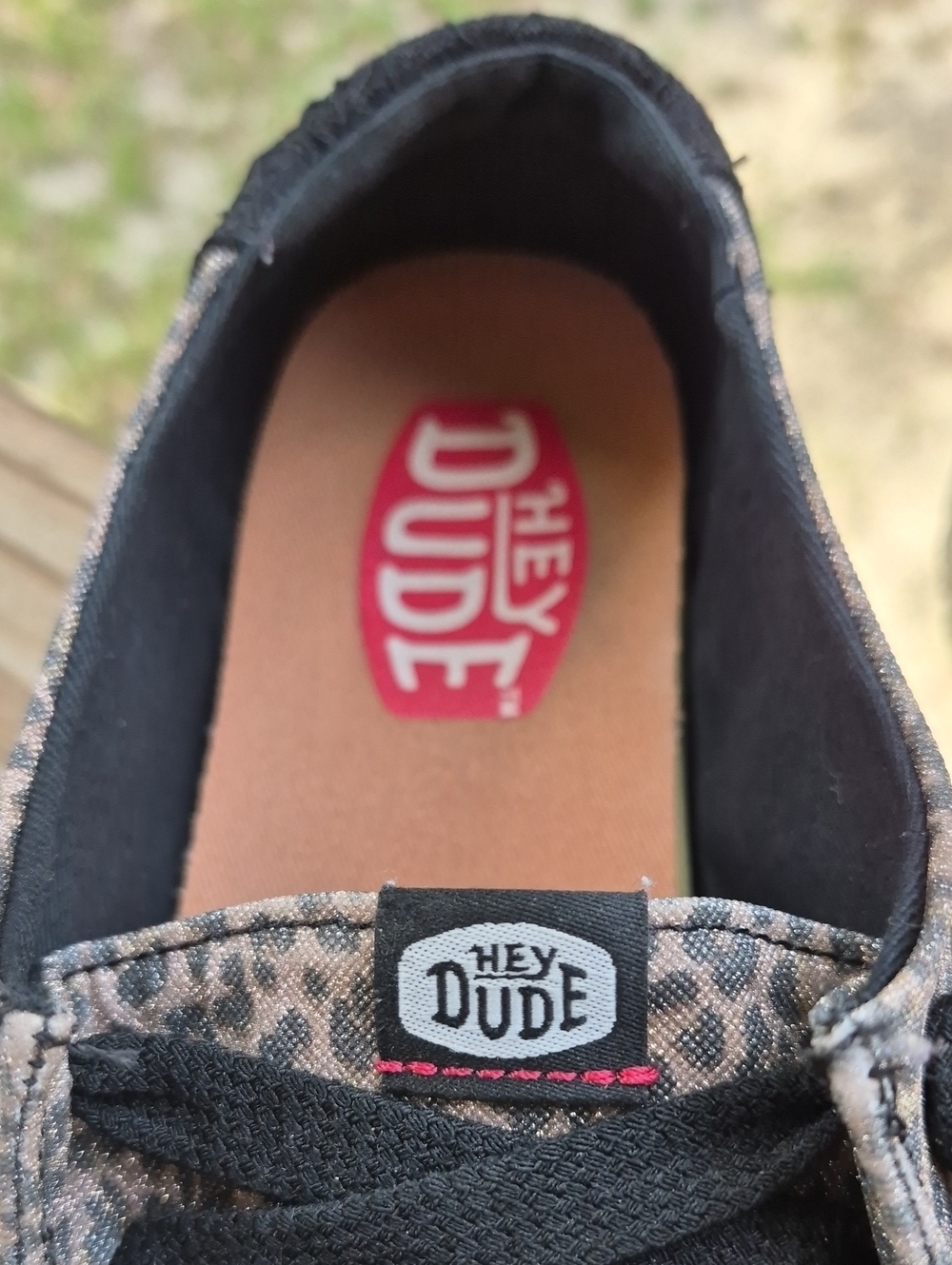"Hey Dude" Sparkle Leopard Print - Picture 2 of 7